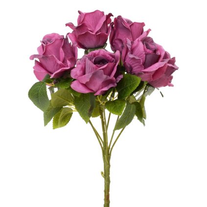 KYTICA RUŽA FIALOVÁ 45CM