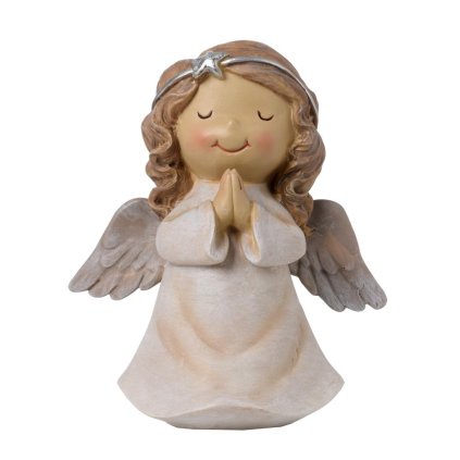 ANJEL MODLIACI BÉŽ/STR POLY 17.5*10*20.5