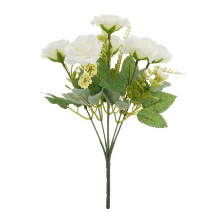 KYTICA RUŽA BIELA 26cm