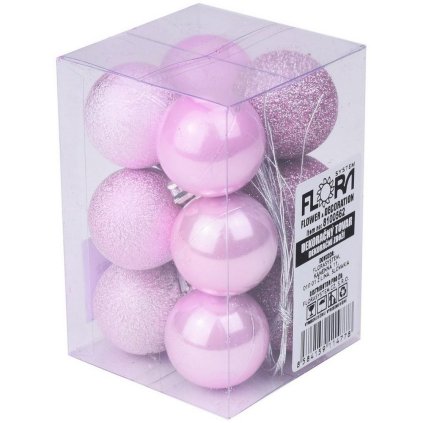 GULE VIAN. PLAST S/12 3CM RUŽOVÁ