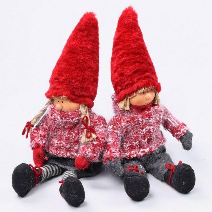 MIX SEDIACI CHLAPEC/DIEVČA 15,5x10x29CM SUPER CENA!