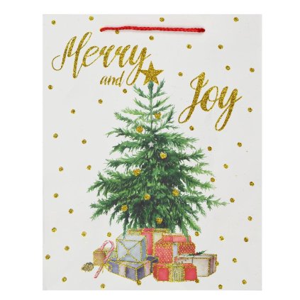 DARČEKOVÁ TAŠKA S 23*18*10CM VIANOCE GLITER