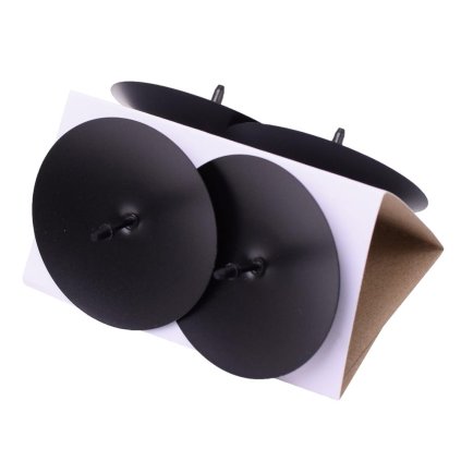 BODCE 7CM ČIERNA MATT S/4