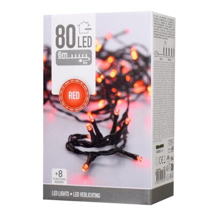 LED SVETIELKA /80/ ČERVENÉ IND/OUT,FUNK8