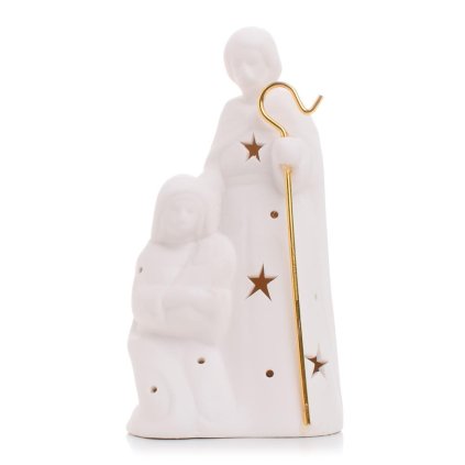 SVäTÁ RODINA BIE LED PORCELÁN  8.5*5.8*15.5CM