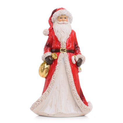 SANTA S DARČEKOM BIE/ČER POLY 9.5*4.5*16