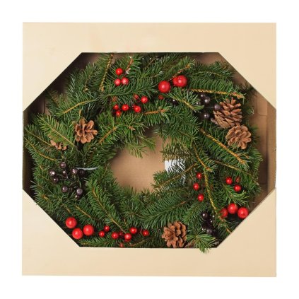 VENIEC ČEČINA ŠIŠKY BOBULE 40CM  PREPAROVANÝ