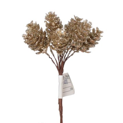 ZÁPICH ŠIŠKY ŠAMPAŇ GLITER /10 12CM