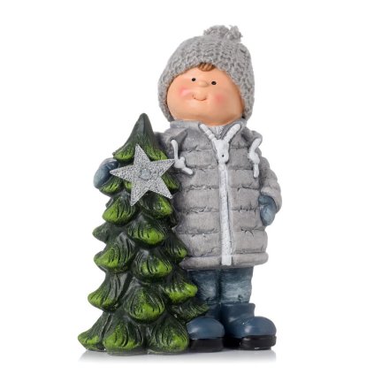 CHLAPEC SO STROMOM LED POLYREZ 13x8,5x20CM