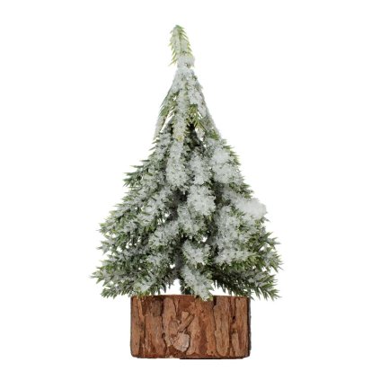 STROMČEK ZASNEŽENÝ NA PRNÍKU 8*8*15