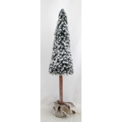 UMELÝ STROMČEK NA PNI V JUTE OSNEŽ. 97CM