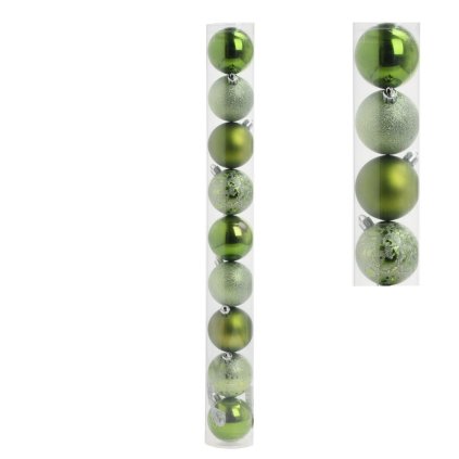 GULE PLAST. OLIVOVÉ LESK/MAT/PIESK/MRAZ S/9 6CM