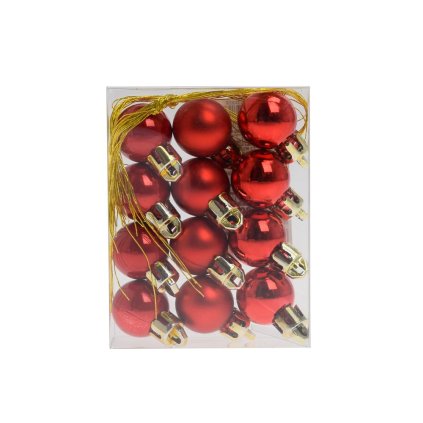 GULE PLAST. ČERVENÉ MAT/LESK/PER. S/12 2CM