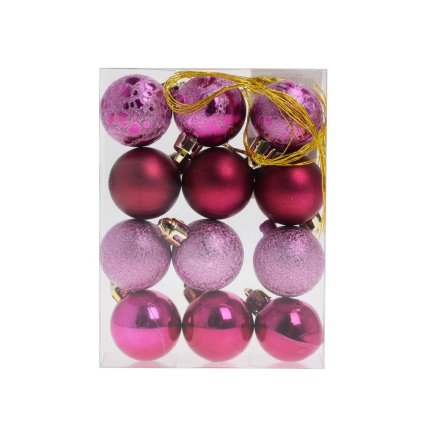 GULE PLAST. CYKLAMÉNOVÉ LESK/MAT/PIESK/MRAZ S/12 3CM