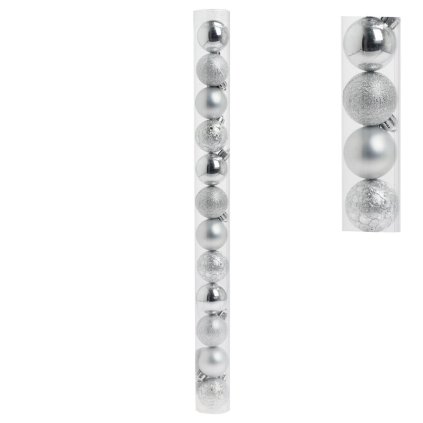 GULE PLAST. STRIEBORNÉ LESK/MAT/PIESK/MRAZ S/12 4CM