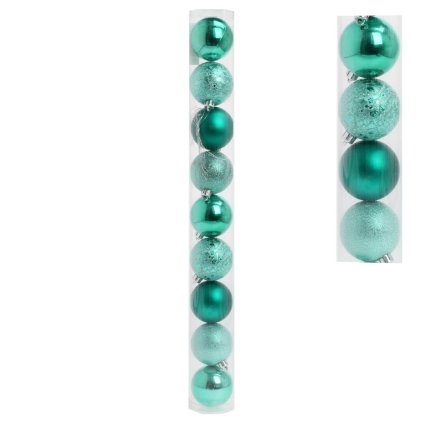 GULE PLAST. TYRKYSOVÉ LESK/MAT/PIESK/MRAZ S/9 6CM