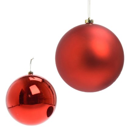 GULE PLAST. ČERVENÉ LESK/MAT MIX/2 15CM