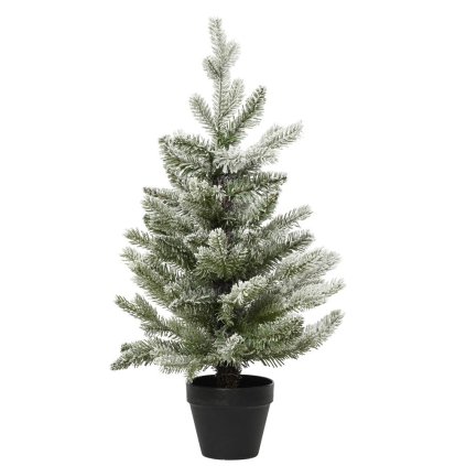 VIANOČNÝ STROMČEK ZAŤAŽ. SNEH ALLISON 30XV45CM 688445