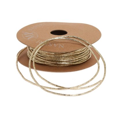 ŠNÚRKA stuha vian zlatá 0,2cm/10m 4433