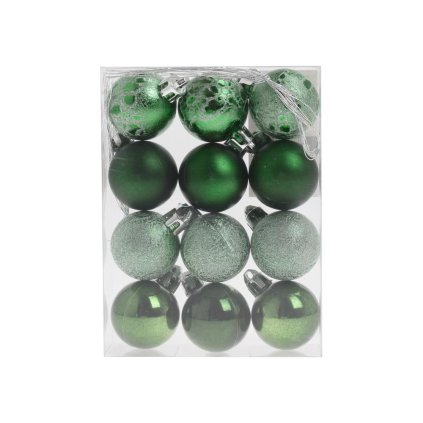 GULE PLAST. ZELENÉ LESK/MAT/PIESK/MRAZ S/12 3CM