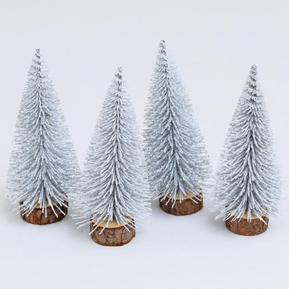 VIAN.STROMČEK STRIEB.GLIT.NA PNI 10CM S/4