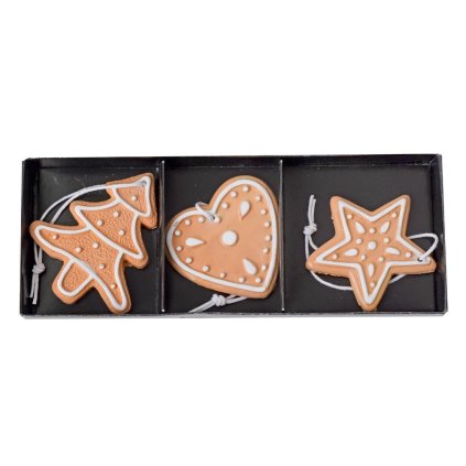 ZÁVES PERNÍČEK STROMČEK/SRDCE/HVIEZDA  POLY S/3