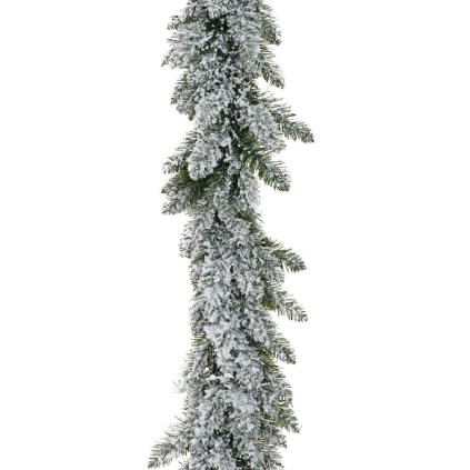 GIRLANDA HRUBÁ OKRÚHLA OSNEŽENÁ 2M