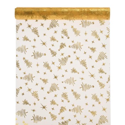 ORGANZA LESKLÁ 39x10 ZLATÁ