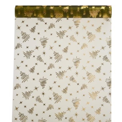 ORGANZA LESKLÁ 39x10 OLIV.-ZLATÁ