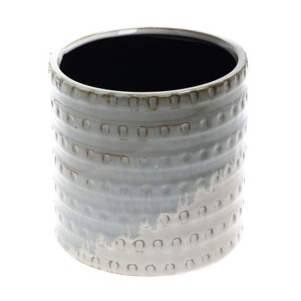 OBAL TROJFAREBNÝ KERAMIKA 16.7*16.7*16 ŠEDÝ