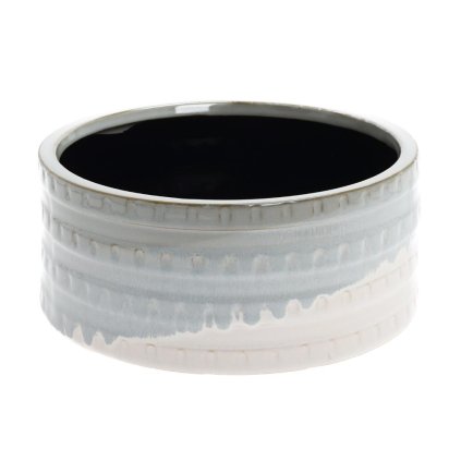 MISA TROJFAREBNÁ KERAMIKA 22.4*22.4*9.5 ŠEDÝ