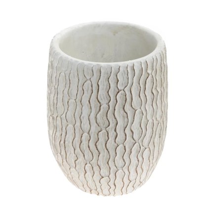 OBAL KERAMIKA 15.8*15.8*21.8 BIELY