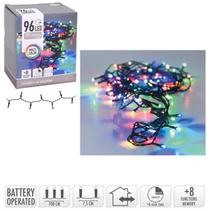 LED SVETIELKA /96/ BO MULTI,IND/OUT,TIMER,FUNK8