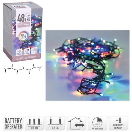 LED SVETIELKA /48/ BO MULTI,IND/OUT,TIMER,FUNK8