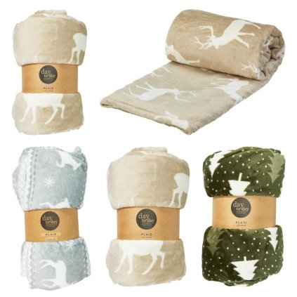 PLÉD vian flanel 200x150cm 3ASS AAE823460