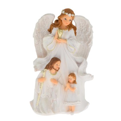 PRIJíMANIE ANJEL, DIEVČA, JEŽIŠ BIE POLY 13,2*7,8*20,9CM