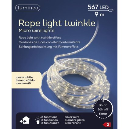 LED HADICA mikro 8funk/eter/trbk. efekt /9m