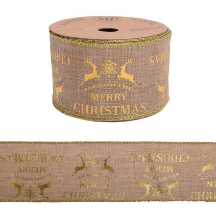 STUHA vian zlatá 6,3cm/10m 4969 04