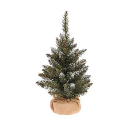 AKCIA VIANOČNY STROMČEK ZAŤAŽENÝ STRIEBORNÝ š.30/V50CM