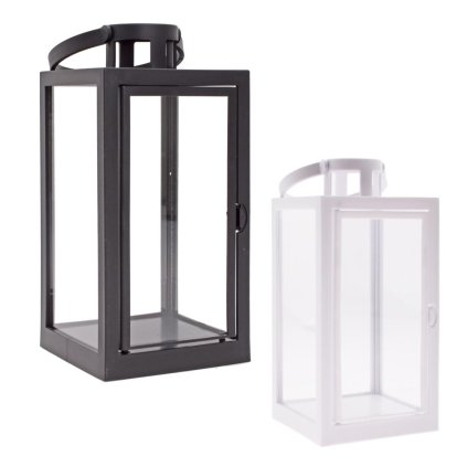 LUCERNA BIELA,ČIERNA LA3 10x21x10 CM