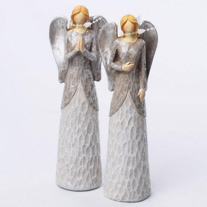 ANJEL STRIEBORNÝ GLITER MIX2 6*3.8*17.5