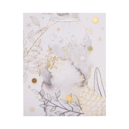 AGB2018603 TAŠKA darč. V25x20+10cm Golden moment medium