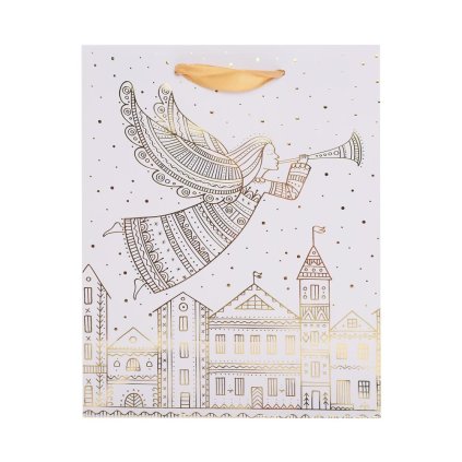 AGB2017203 TAŠKA darč. V25x20+10cm Angel above the city