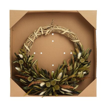 VENIEC SUŠENÝ POLKRUH BIE/ZLENÝ BODLIAK 43*41CM