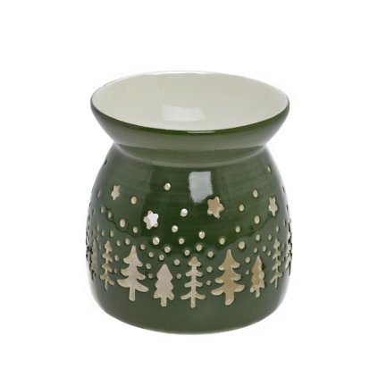 AROMALAMPA ČIERNA VZ. STROM PORCEL 10,8*10,8*11,4CM