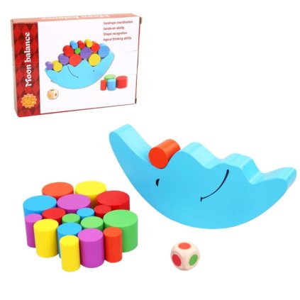 Dřevěné válečky s měsícem