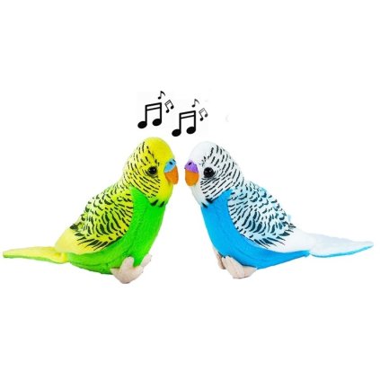 Plyšová andulka se zvukem