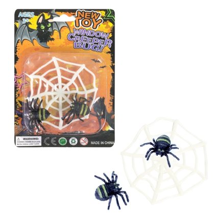 Dekorace pavučina s pavouky