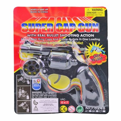 Černá pistole na kapsle