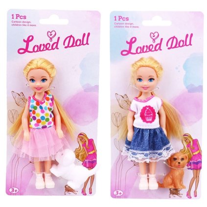 Panenka se zvířátkem